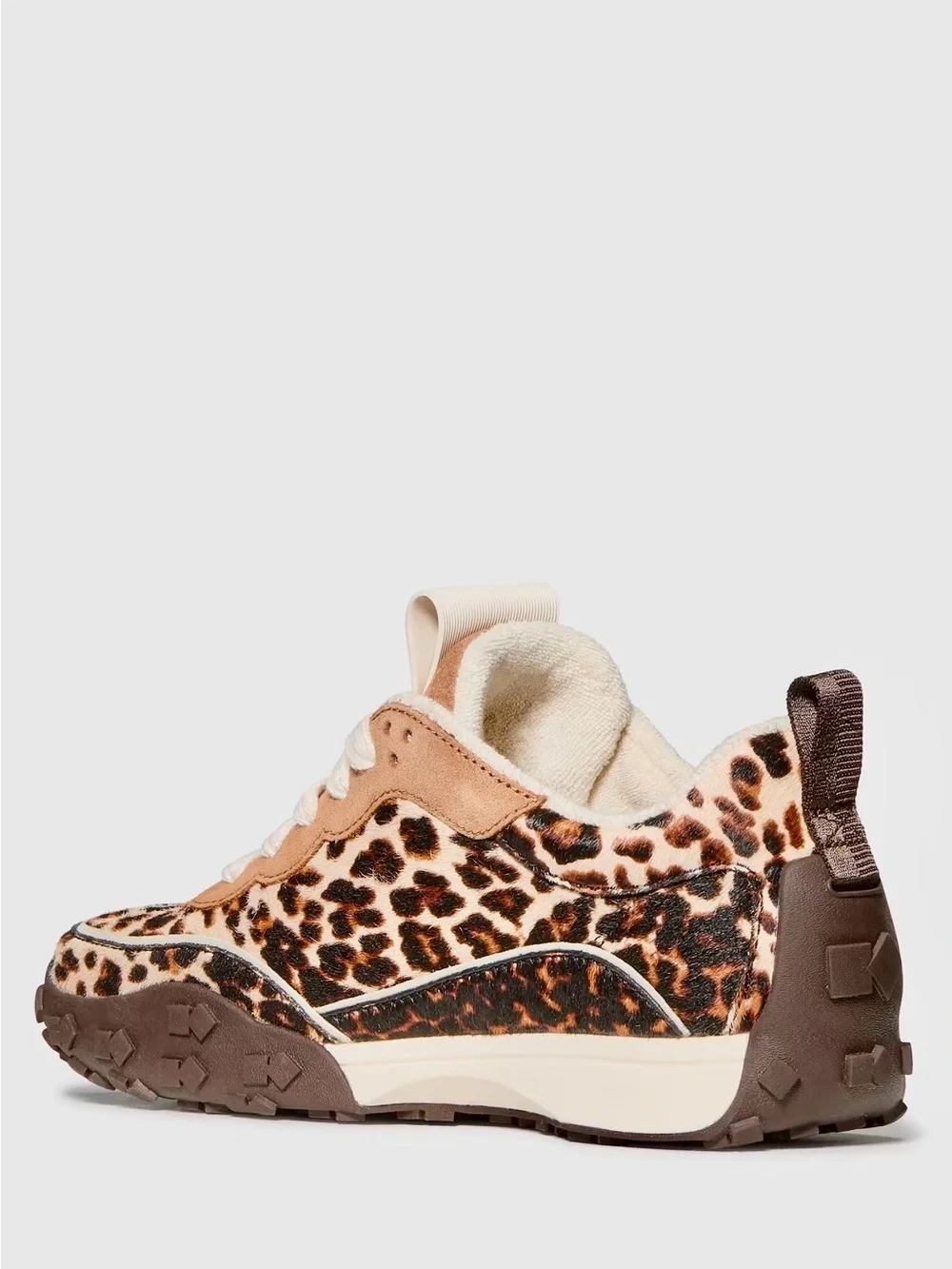 kate spade Leopard Print Sneakers in Brown and Cream